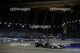 Romain Grosjean (FRA) Haas F1 Team. 17.09.2017. Formula 1 World Championship, Rd 14, Singapore Grand Prix, Marina Bay Street Circuit, Singapore, Race Day.