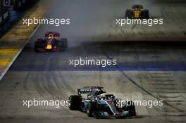 Lewis Hamilton (GBR) Mercedes AMG F1 W08. 17.09.2017. Formula 1 World Championship, Rd 14, Singapore Grand Prix, Marina Bay Street Circuit, Singapore, Race Day.