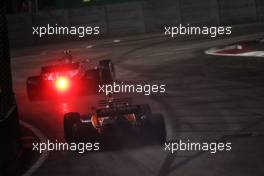 Stoffel Vandoorne (BEL) McLaren MCL32. 17.09.2017. Formula 1 World Championship, Rd 14, Singapore Grand Prix, Marina Bay Street Circuit, Singapore, Race Day.