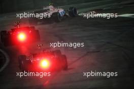 Kevin Magnussen (DEN) Haas VF-17. 17.09.2017. Formula 1 World Championship, Rd 14, Singapore Grand Prix, Marina Bay Street Circuit, Singapore, Race Day.