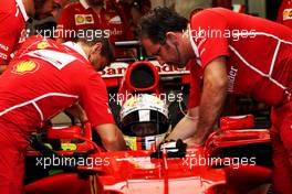 Sebastian Vettel (GER) Ferrari SF70H. 16.09.2017. Formula 1 World Championship, Rd 14, Singapore Grand Prix, Marina Bay Street Circuit, Singapore, Qualifying Day.