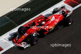 Sebastian Vettel (GER) Ferrari SF70H. 24.11.2017. Formula 1 World Championship, Rd 20, Abu Dhabi Grand Prix, Yas Marina Circuit, Abu Dhabi, Practice Day.
