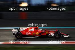 Kimi Raikkonen (FIN) Ferrari SF70H. 24.11.2017. Formula 1 World Championship, Rd 20, Abu Dhabi Grand Prix, Yas Marina Circuit, Abu Dhabi, Practice Day.