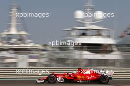 Sebastian Vettel (GER) Scuderia Ferrari  24.11.2017. Formula 1 World Championship, Rd 20, Abu Dhabi Grand Prix, Yas Marina Circuit, Abu Dhabi, Practice Day.