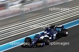 Marcus Ericsson (SWE) Sauber C36. 24.11.2017. Formula 1 World Championship, Rd 20, Abu Dhabi Grand Prix, Yas Marina Circuit, Abu Dhabi, Practice Day.