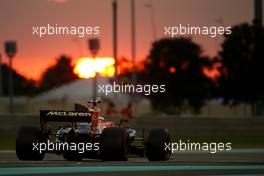 Stoffel Vandoorne (BEL) McLaren F1  26.11.2017. Formula 1 World Championship, Rd 20, Abu Dhabi Grand Prix, Yas Marina Circuit, Abu Dhabi, Race Day.