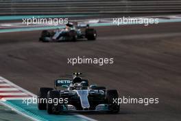 Valtteri Bottas (FIN) Mercedes AMG F1 W08. 26.11.2017. Formula 1 World Championship, Rd 20, Abu Dhabi Grand Prix, Yas Marina Circuit, Abu Dhabi, Race Day.