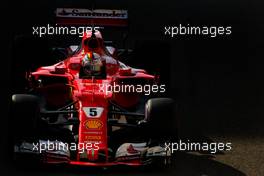 Sebastian Vettel (GER) Scuderia Ferrari  25.11.2017. Formula 1 World Championship, Rd 20, Abu Dhabi Grand Prix, Yas Marina Circuit, Abu Dhabi, Qualifying Day.
