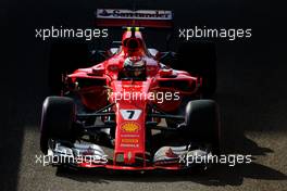 Kimi Raikkonen (FIN) Scuderia Ferrari  25.11.2017. Formula 1 World Championship, Rd 20, Abu Dhabi Grand Prix, Yas Marina Circuit, Abu Dhabi, Qualifying Day.