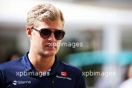 Marcus Ericsson (SWE) Sauber F1 Team. 25.11.2017. Formula 1 World Championship, Rd 20, Abu Dhabi Grand Prix, Yas Marina Circuit, Abu Dhabi, Qualifying Day.