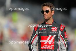 Romain Grosjean (FRA) Haas F1 Team  26.11.2017. Formula 1 World Championship, Rd 20, Abu Dhabi Grand Prix, Yas Marina Circuit, Abu Dhabi, Race Day.