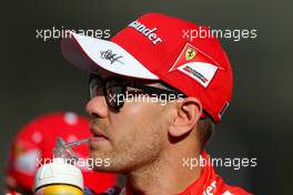 Sebastian Vettel (GER) Scuderia Ferrari  26.11.2017. Formula 1 World Championship, Rd 20, Abu Dhabi Grand Prix, Yas Marina Circuit, Abu Dhabi, Race Day.