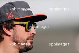 Fernando Alonso (ESP) McLaren F1  26.11.2017. Formula 1 World Championship, Rd 20, Abu Dhabi Grand Prix, Yas Marina Circuit, Abu Dhabi, Race Day.