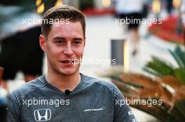 Stoffel Vandoorne (BEL) McLaren. 23.11.2017. Formula 1 World Championship, Rd 20, Abu Dhabi Grand Prix, Yas Marina Circuit, Abu Dhabi, Preparation Day.