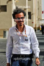 Laurent Mekies (FRA) FIA Safety Director. 23.11.2017. Formula 1 World Championship, Rd 20, Abu Dhabi Grand Prix, Yas Marina Circuit, Abu Dhabi, Preparation Day.