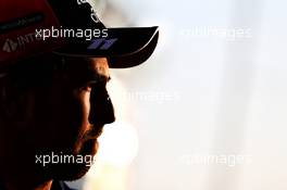 Sergio Perez (MEX) Sahara Force India F1. 23.11.2017. Formula 1 World Championship, Rd 20, Abu Dhabi Grand Prix, Yas Marina Circuit, Abu Dhabi, Preparation Day.
