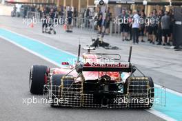 Kimi Raikkonen (FIN) Scuderia Ferrari  28.11.2017. Formula 1 Testing, Yas Marina Circuit, Abu Dhabi, Tuesday.