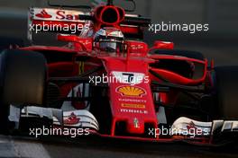 Kimi Raikkonen (FIN) Scuderia Ferrari  28.11.2017. Formula 1 Testing, Yas Marina Circuit, Abu Dhabi, Tuesday.