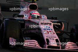 Nikita Mazepin (RUS) Sahara Force India F1  28.11.2017. Formula 1 Testing, Yas Marina Circuit, Abu Dhabi, Tuesday.