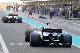 Marcus Ericsson (SWE) Sauber F1 Team  28.11.2017. Formula 1 Testing, Yas Marina Circuit, Abu Dhabi, Tuesday.