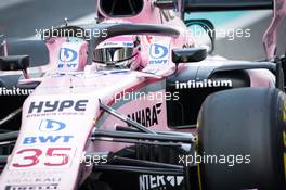Nikita Mazepin (RUS) Sahara Force India F1 Team Development Driver. 28.11.2017. Formula 1 Testing, Yas Marina Circuit, Abu Dhabi, Tuesday.