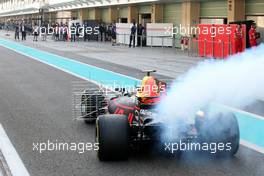 Daniel Ricciardo (AUS) Red Bull Racing  28.11.2017. Formula 1 Testing, Yas Marina Circuit, Abu Dhabi, Tuesday.