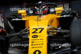 Nico Hulkenberg (GER) Renault Sport F1 Team RS17. 28.11.2017. Formula 1 Testing, Yas Marina Circuit, Abu Dhabi, Tuesday.