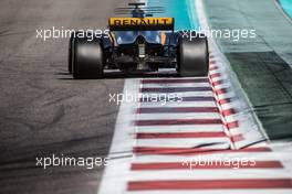Carlos Sainz Jr (ESP) Renault Sport F1 Team RS17. 29.11.2017. Formula 1 Testing, Yas Marina Circuit, Abu Dhabi, Wednesday.