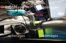 Valtteri Bottas (FIN) Mercedes AMG F1 W08. 29.11.2017. Formula 1 Testing, Yas Marina Circuit, Abu Dhabi, Tuesday.