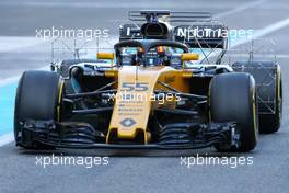 Carlos Sainz Jr (ESP) Renault F1 Team  29.11.2017. Formula 1 Testing, Yas Marina Circuit, Abu Dhabi, Wednesday.