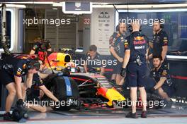 Max Verstappen (NLD) Red Bull Racing  29.11.2017. Formula 1 Testing, Yas Marina Circuit, Abu Dhabi, Wednesday.