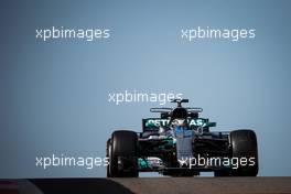 Valtteri Bottas (FIN) Mercedes AMG F1 W08. 29.11.2017. Formula 1 Testing, Yas Marina Circuit, Abu Dhabi, Wednesday.