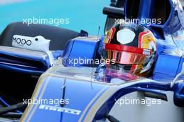 Charles Leclerc (FRA), Sauber F1 Team  29.11.2017. Formula 1 Testing, Yas Marina Circuit, Abu Dhabi, Wednesday.