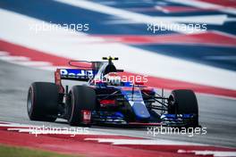 Sean Gelael (IDN) Scuderia Toro Rosso STR12 Test Driver. 20.10.2017. Formula 1 World Championship, Rd 17, United States Grand Prix, Austin, Texas, USA, Practice Day.