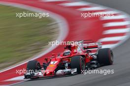 Kimi Raikkonen (FIN) Scuderia Ferrari  20.10.2017. Formula 1 World Championship, Rd 17, United States Grand Prix, Austin, Texas, USA, Practice Day.