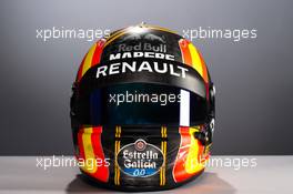 The helmet of Carlos Sainz Jr (ESP) Renault Sport F1 Team. 20.10.2017. Formula 1 World Championship, Rd 17, United States Grand Prix, Austin, Texas, USA, Practice Day.