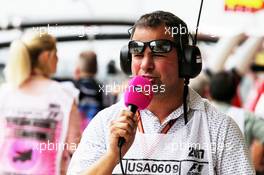 Ted Kravitz (GBR) Sky Sports Pitlane Reporter. 20.10.2017. Formula 1 World Championship, Rd 17, United States Grand Prix, Austin, Texas, USA, Practice Day.