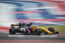 Carlos Sainz Jr (ESP) Renault Sport F1 Team RS17. 20.10.2017. Formula 1 World Championship, Rd 17, United States Grand Prix, Austin, Texas, USA, Practice Day.