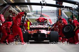 Kimi Raikkonen (FIN) Ferrari SF70H. 20.10.2017. Formula 1 World Championship, Rd 17, United States Grand Prix, Austin, Texas, USA, Practice Day.