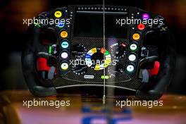 Renault Sport F1 Team RS17 steering wheel. 20.10.2017. Formula 1 World Championship, Rd 17, United States Grand Prix, Austin, Texas, USA, Practice Day.
