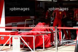 A new Ferrari SF70H tub for Sebastian Vettel (GER) Ferrari. 20.10.2017. Formula 1 World Championship, Rd 17, United States Grand Prix, Austin, Texas, USA, Practice Day.