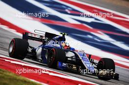 Charles Leclerc (MON) Sauber C36 Test Driver. 20.10.2017. Formula 1 World Championship, Rd 17, United States Grand Prix, Austin, Texas, USA, Practice Day.
