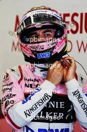 Sergio Perez (MEX) Sahara Force India F1. 20.10.2017. Formula 1 World Championship, Rd 17, United States Grand Prix, Austin, Texas, USA, Practice Day.