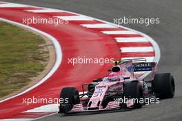 Esteban Ocon (FRA) Force India F1  20.10.2017. Formula 1 World Championship, Rd 17, United States Grand Prix, Austin, Texas, USA, Practice Day.