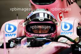 Sergio Perez (MEX) Sahara Force India F1 VJM10. 20.10.2017. Formula 1 World Championship, Rd 17, United States Grand Prix, Austin, Texas, USA, Practice Day.