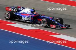 Daniil Kvyat (RUS) Scuderia Toro Rosso  20.10.2017. Formula 1 World Championship, Rd 17, United States Grand Prix, Austin, Texas, USA, Practice Day.