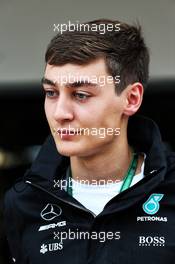 George Russell (GBR) Mercedes AMG F1 Test Driver. 20.10.2017. Formula 1 World Championship, Rd 17, United States Grand Prix, Austin, Texas, USA, Practice Day.