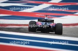 Brendon Hartley (NZL) Scuderia Toro Rosso STR12. 20.10.2017. Formula 1 World Championship, Rd 17, United States Grand Prix, Austin, Texas, USA, Practice Day.
