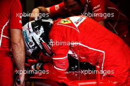 Sebastian Vettel (GER) Ferrari SF70H. 20.10.2017. Formula 1 World Championship, Rd 17, United States Grand Prix, Austin, Texas, USA, Practice Day.
