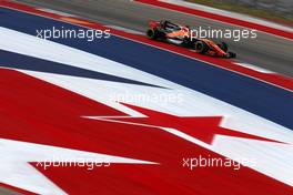 Fernando Alonso (ESP) McLaren F1  20.10.2017. Formula 1 World Championship, Rd 17, United States Grand Prix, Austin, Texas, USA, Practice Day.